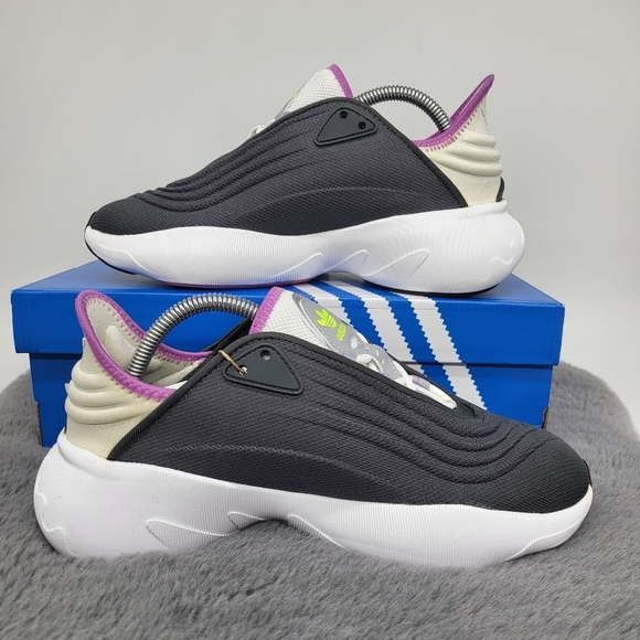 New Adidas adiFOM SLTN 'Grey Pulse Lilac' Women's Running Shoes Size 6.5 - Picture 5 of 7